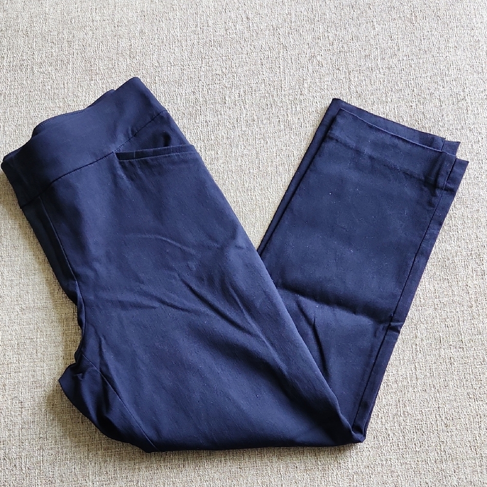 TALBOTS 8 PETITE Navy Pants